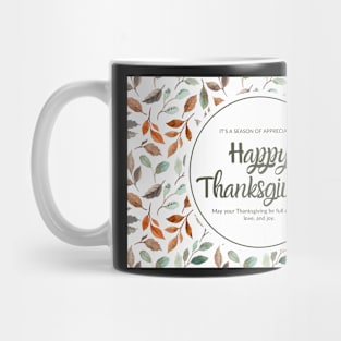 Happy Thanksgiving Card - 01 Mug